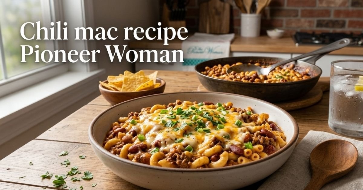 Chili mac recipe Pioneer Woman