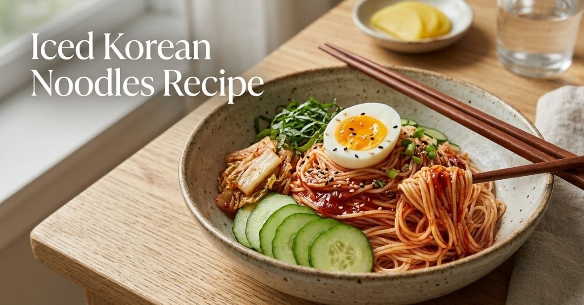 Iced Korean Noodles Recipe