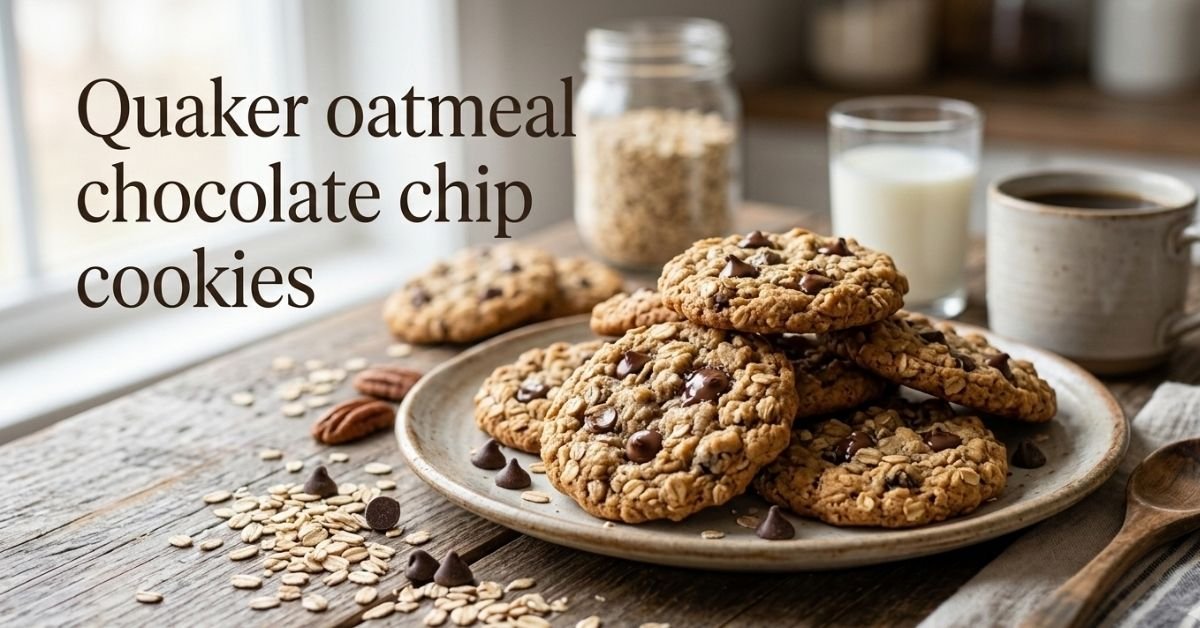 Quaker Oatmeal Chocolate Chip Cookies
