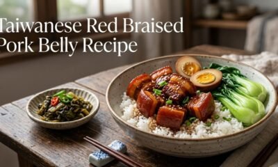 Taiwanese Red Braised Pork Belly Recipe