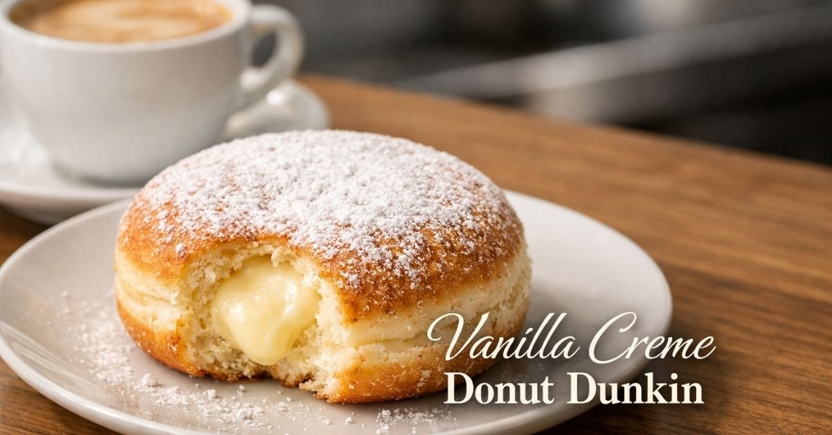 Vanilla Creme Donut Dunkin